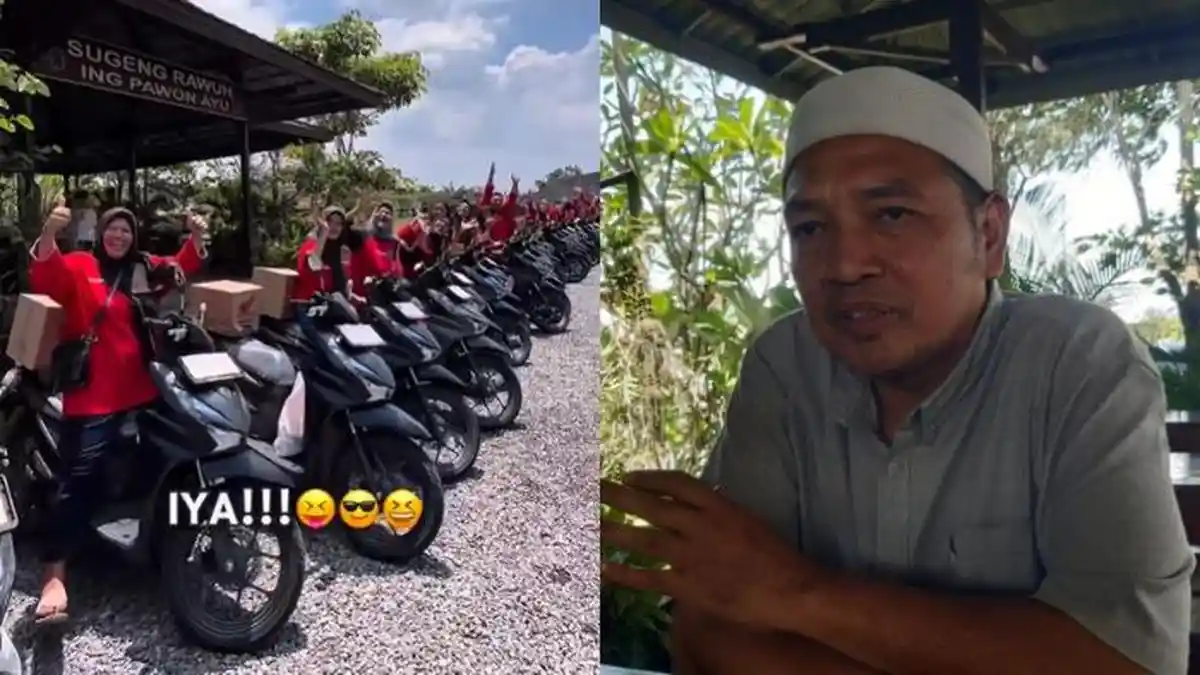 Honda, Bos Idaman, Owner RM Pawon Ayu Rogoh Rp 580 Juta Beri THR Honda BeAT Baru Buat 29 Karyawan
