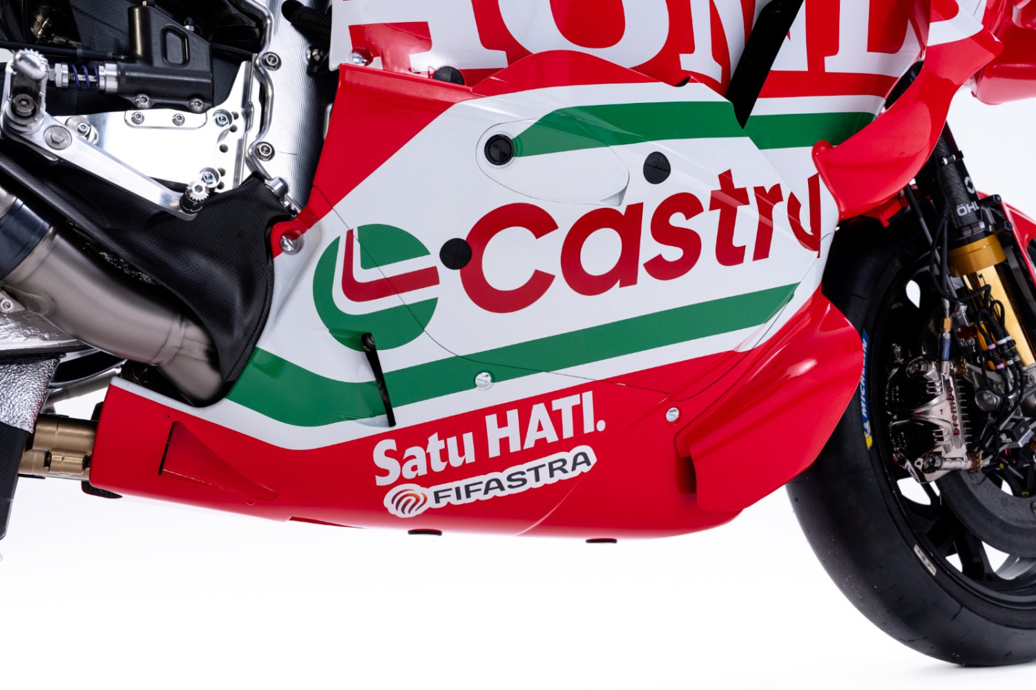 FIFGROUP Kembali Dukung HRC di MotoGP 2026, Logo FIFASTRA Mejeng di Motor Balap