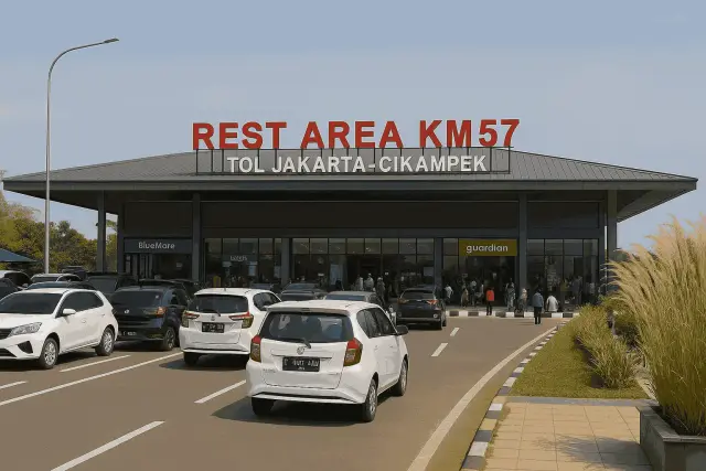 Rest Area KM 57 dan 62 Tol Jakarta-Cikampek Bakal Bikin Pangling, Belajar Kejadian Mudik Lebaran 2026