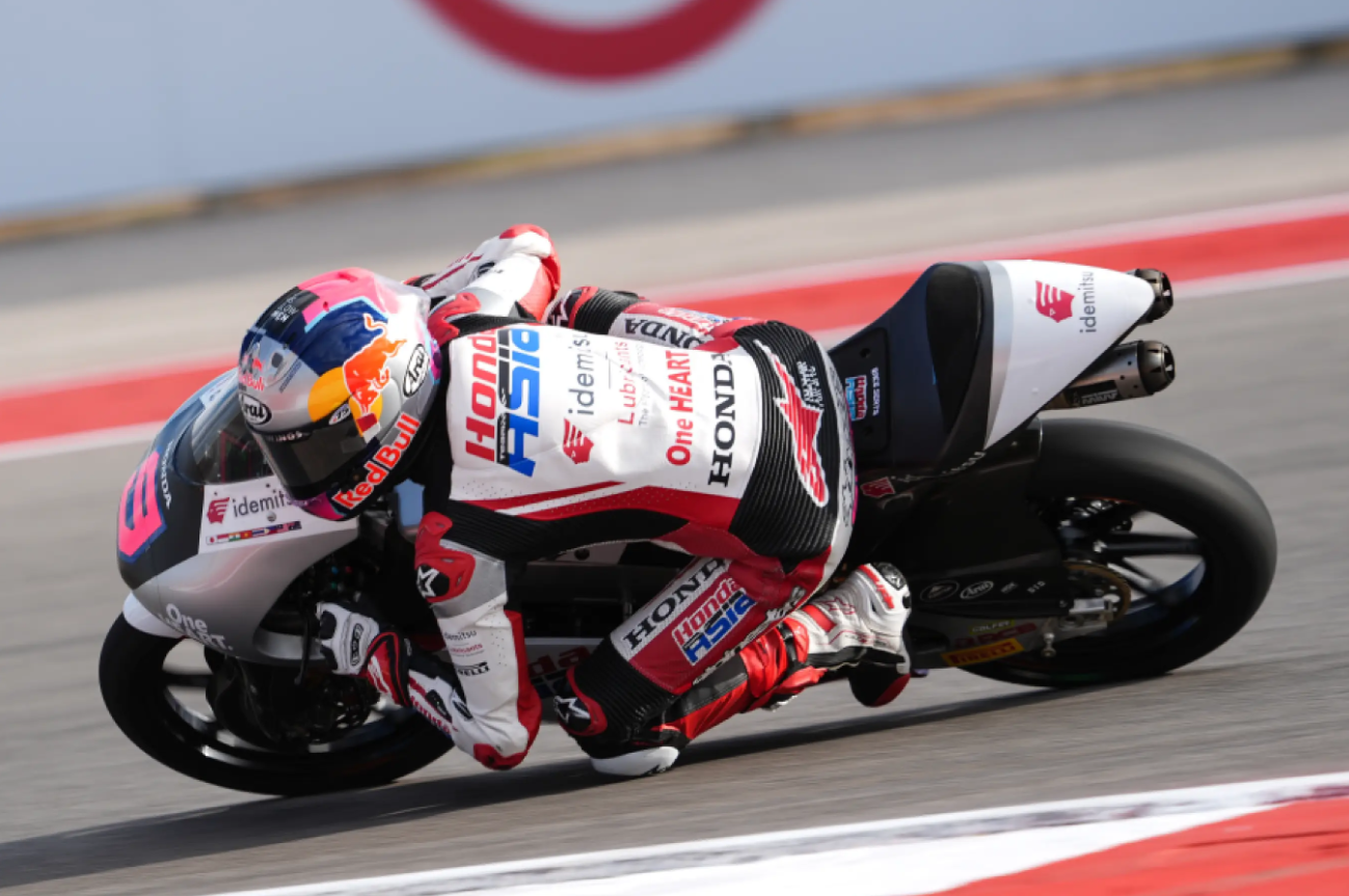 Honda, Hasil Race Moto3 Amerika, Honda Menang Veda Terpelanting Keras