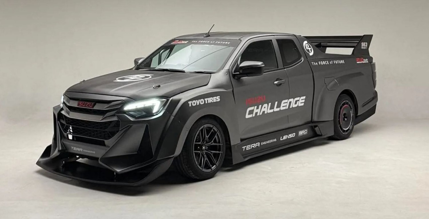 Tampil Sangar dan Bertenaga Buas, Begini Penampakan Isuzu D-Max Versi Balap