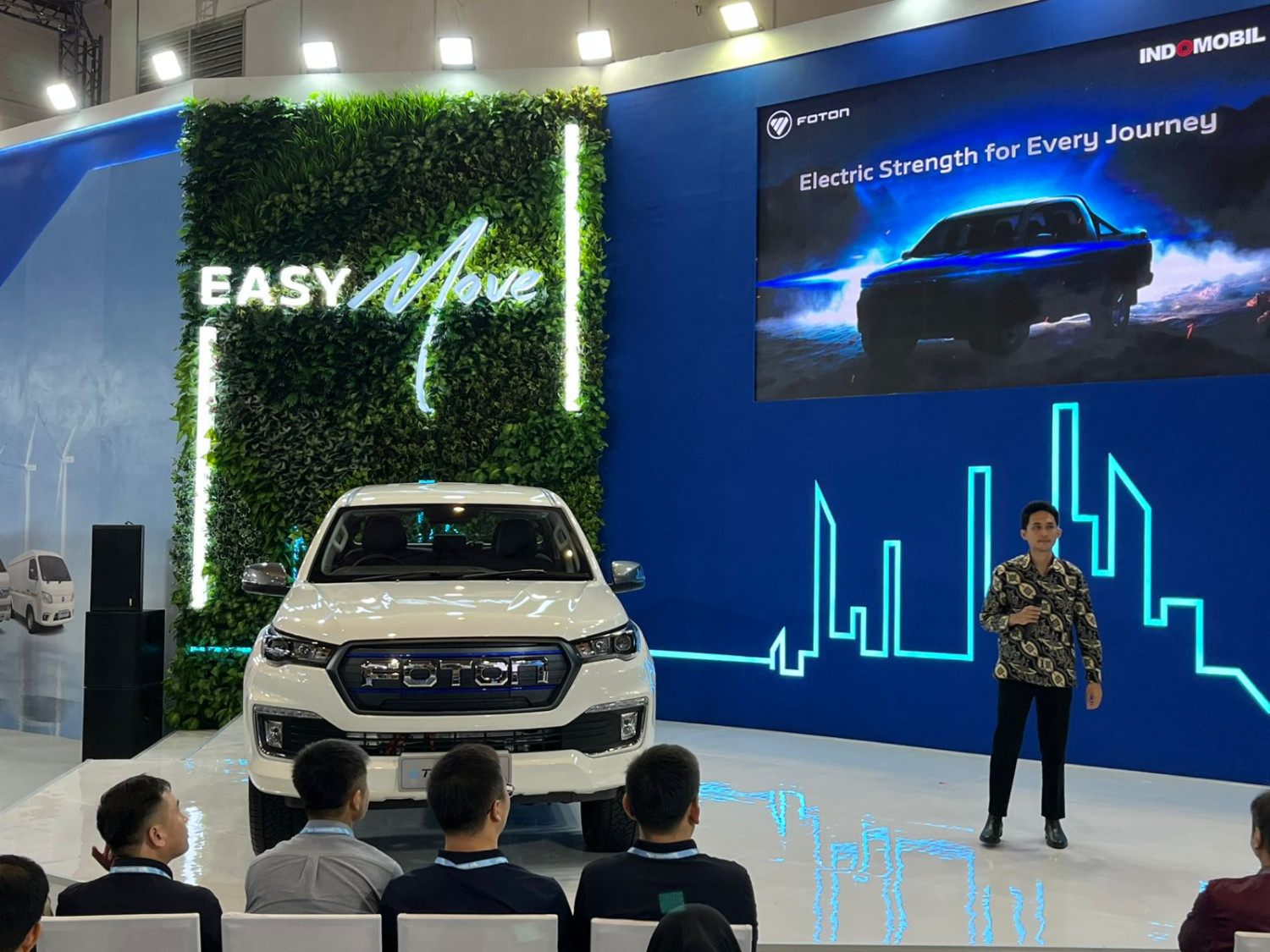 Foton Kenalkan Double Cabin Listrik eTUNLAND, Segini Harganya
