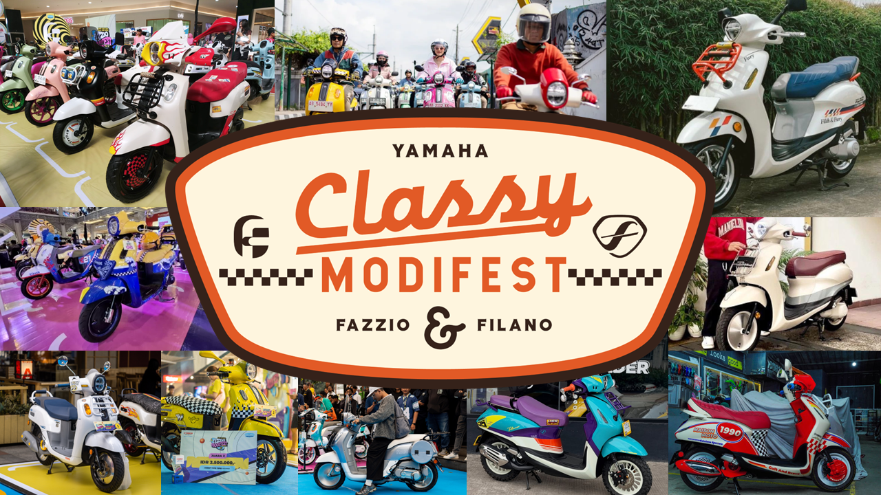Fazzio dan Grand Filano Kalcer Kalian Ditunggu, Yamaha Classy Modifest 2026 Sambangi 5 Kota Besar
