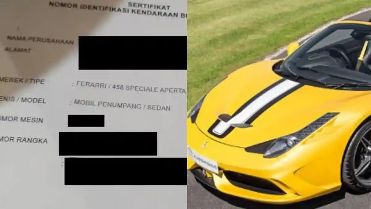 Ferrari, Tak Pernah Beli Tiba-tiba Punya Ferrari 458 Speciale, Guru Honorer Lapor Polisi