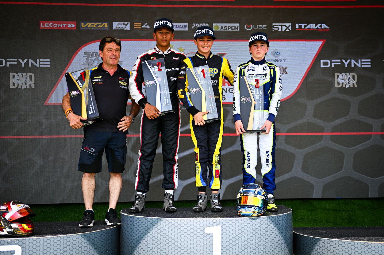 Qarrar Firhand Selangkah Lagi Rengkuh Juara Umum WSK Euro Series 2026
