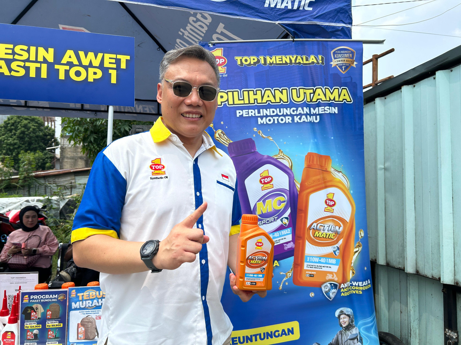 Peringati Hari Kartini, TOP 1 Bikin Program Servis dan Ganti Oli Gratis Untuk Ojol Perempuan