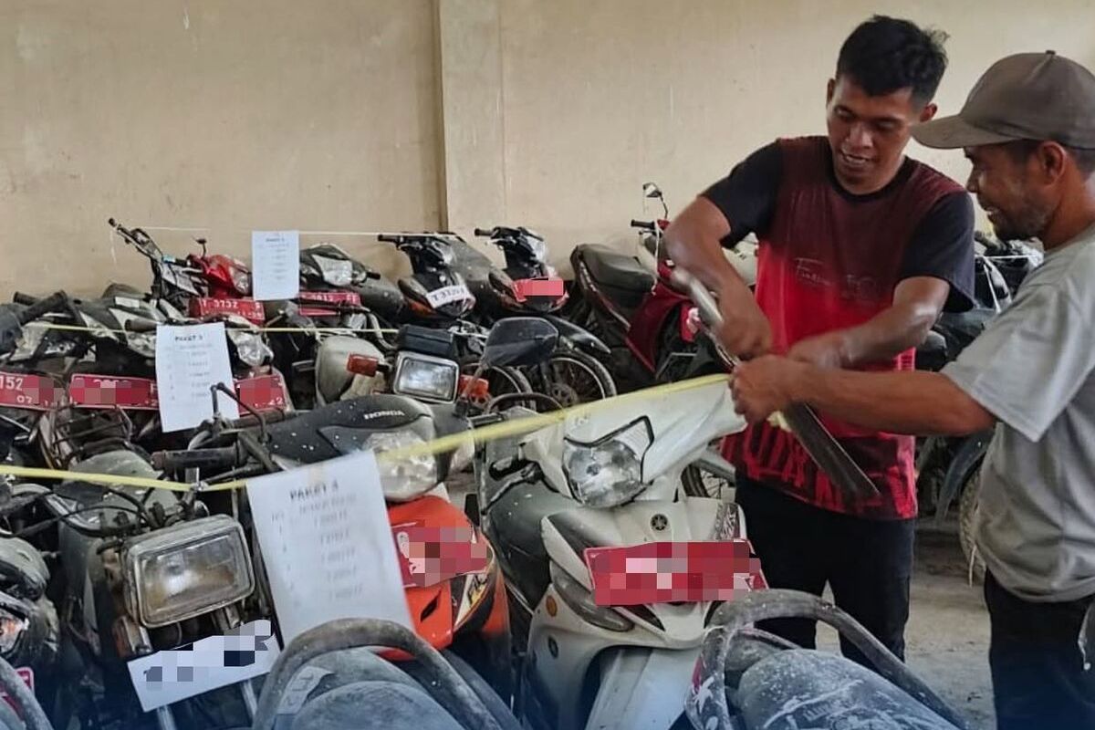 Untung Gede, Pemkab Karawang Sulap 71 Motor Bekas Pelat Merah Jadi Duit Rp 228 Juta