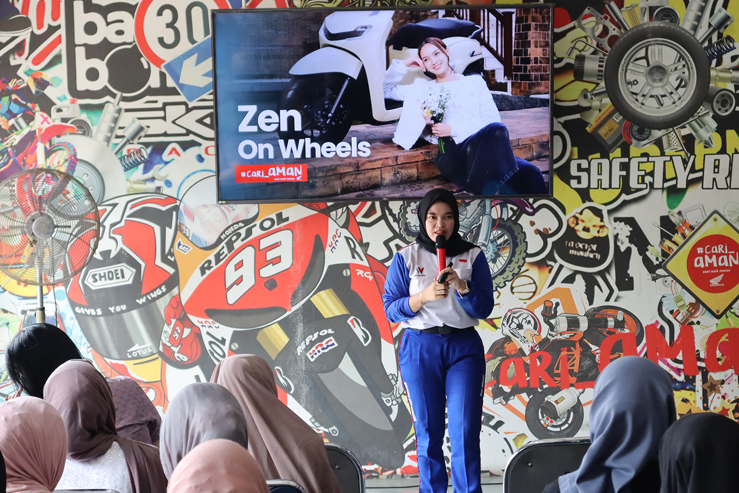 Wahana Ajak Perempuan Melek Safety Riding Lewat Event Zen On Wheels