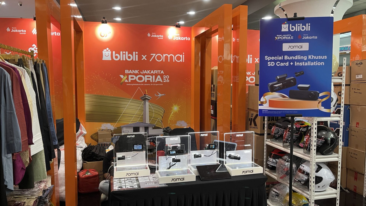 Tak Cukup Pameran Otomotif, 70mai Juga Hadir di HUT Bank Jakarta 2026