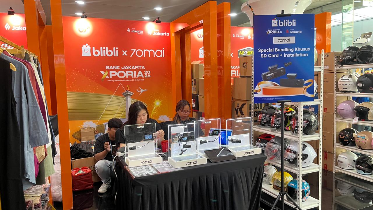 Tak Cukup Pameran Otomotif, 70mai Juga Hadir di HUT Bank Jakarta 2026