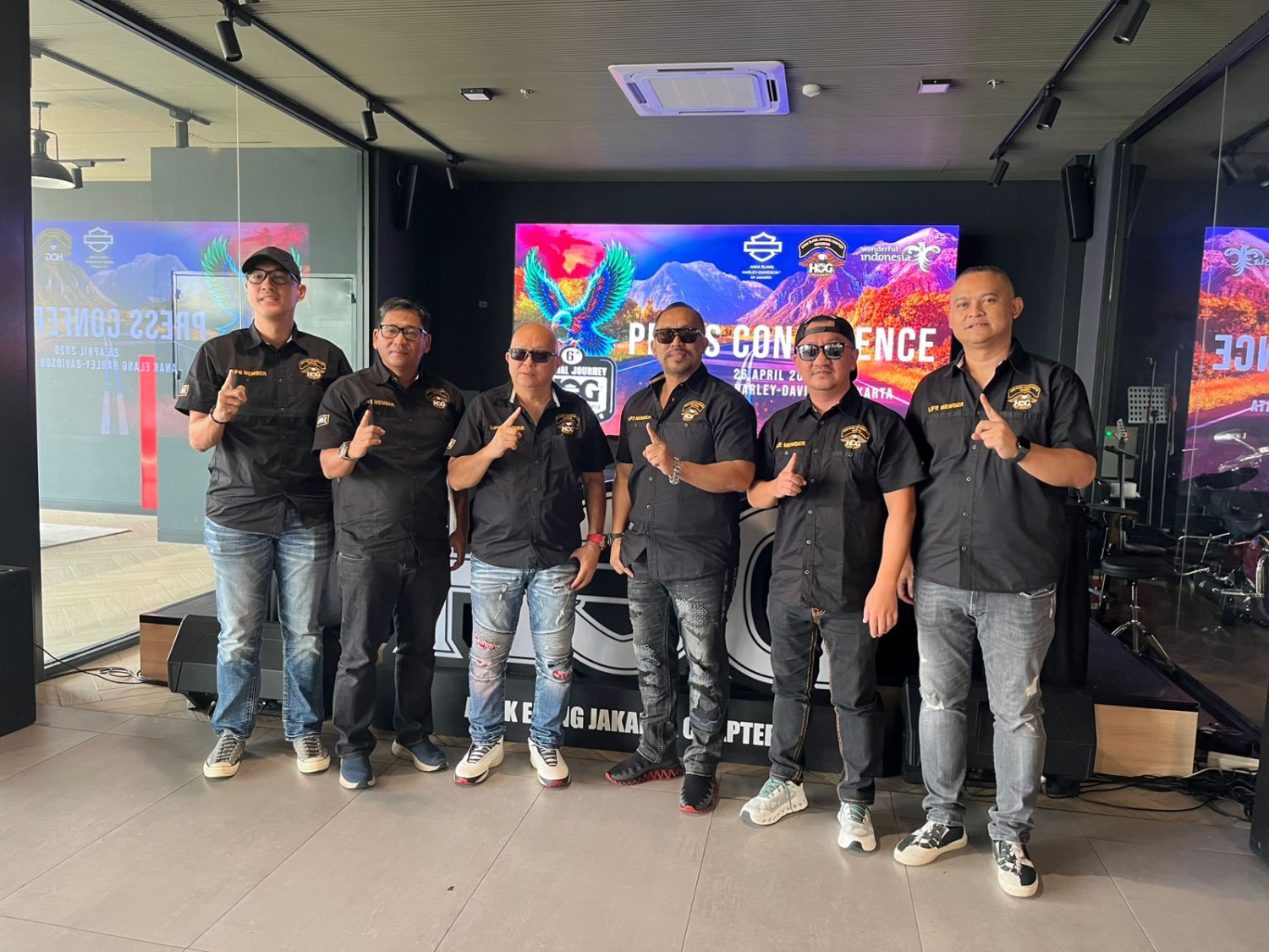 6th Official Journey, 125 Rider H.O.G Anak Elang Siap Taklukkan Jakarta–Bali