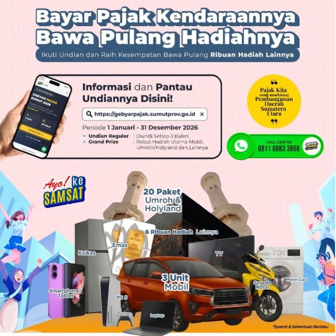 Info Buat Warga di Provinsi Ini, Bayar Pajak Kendaraan Berhadiah Kijang Innova Reborn Sampai Umrah