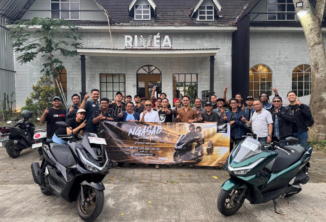 Seru! Komunitas PCX160 Healing Bareng Astra Motor Yogyakarta Lewat Agenda NGASAB