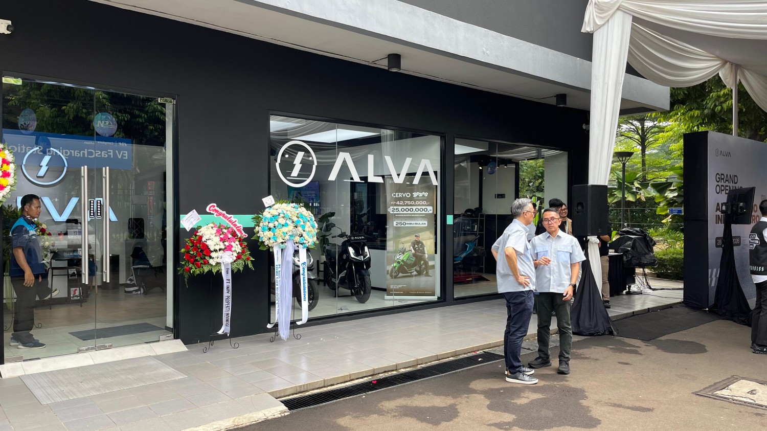 ALVA Resmikan Studio Indy Bintaro, Dealer Motor Listrik dengan Fasilitas Lengkap