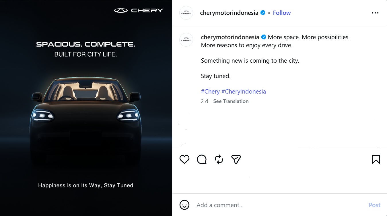 Chery Q Sebentar Lagi Masuk Indonesia, Ini Kode dari Pabrikannya