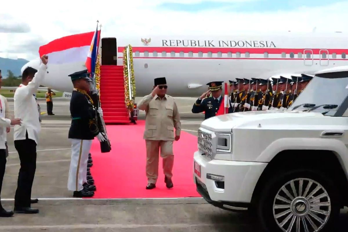 Maung MV3 Garuda Limousine ke Luar Negeri, Dibawa Prabowo Hadiri KTT Ke-48 ASEAN di Filipina