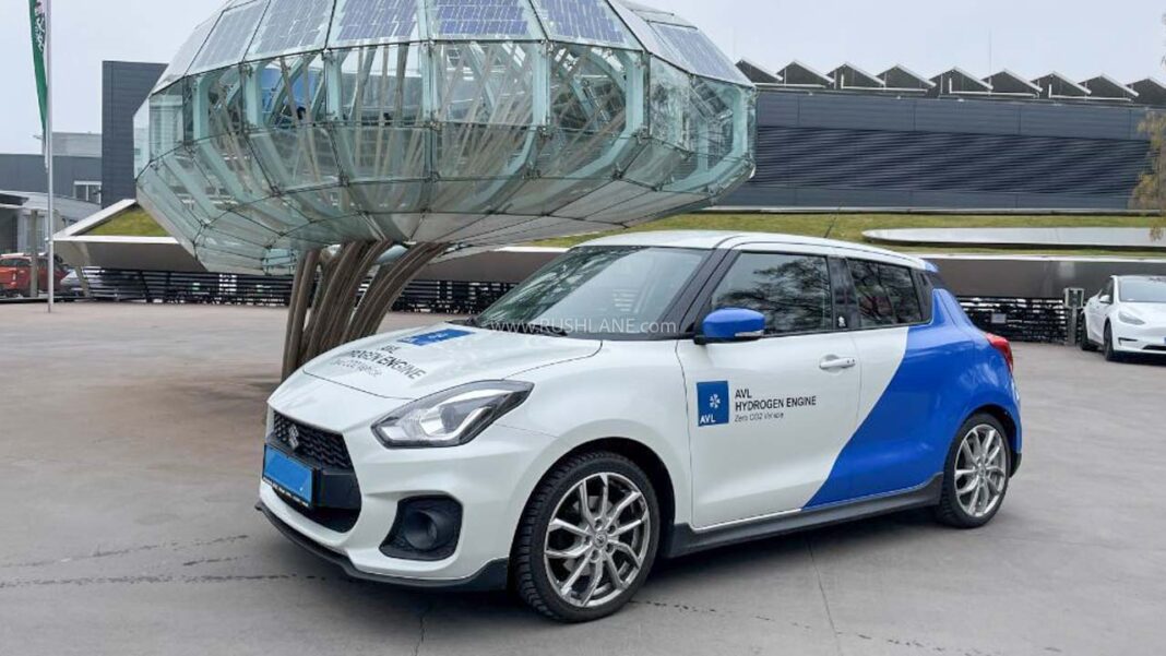Suzuki , Suzuki Swift, Suzuki Swift Pamer Mesin Hidrogen di Vienna, Emisi Cuma Air Tapi Tenaga Buas