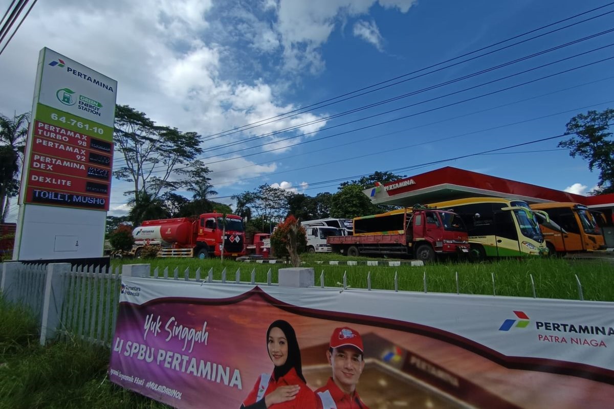 Pertamina Tambah Pasokan Bio Solar, Antrean Panjang di SPBU Balikpapan Terurai