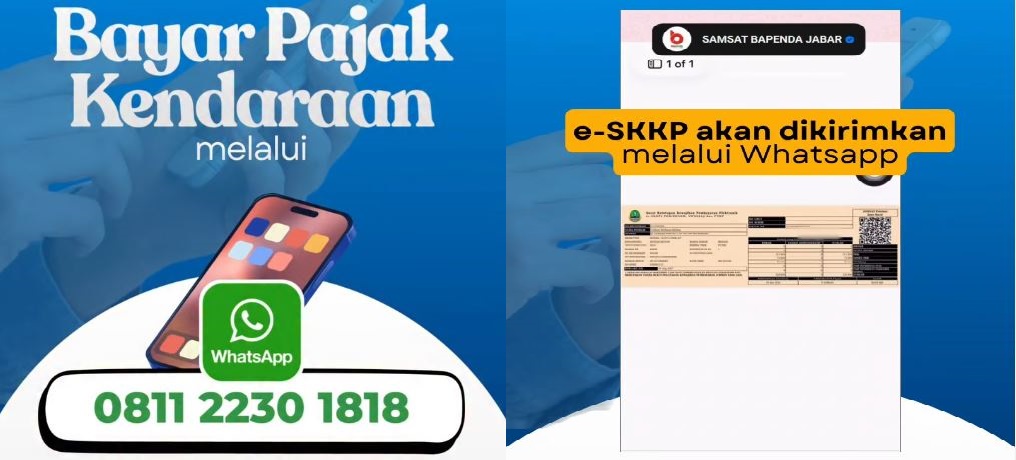 Jawa Barat Serba Mudah, Warga Bisa Bayar Pajak Kendaraan Lewat WhatsApp Pakai Cara Ini