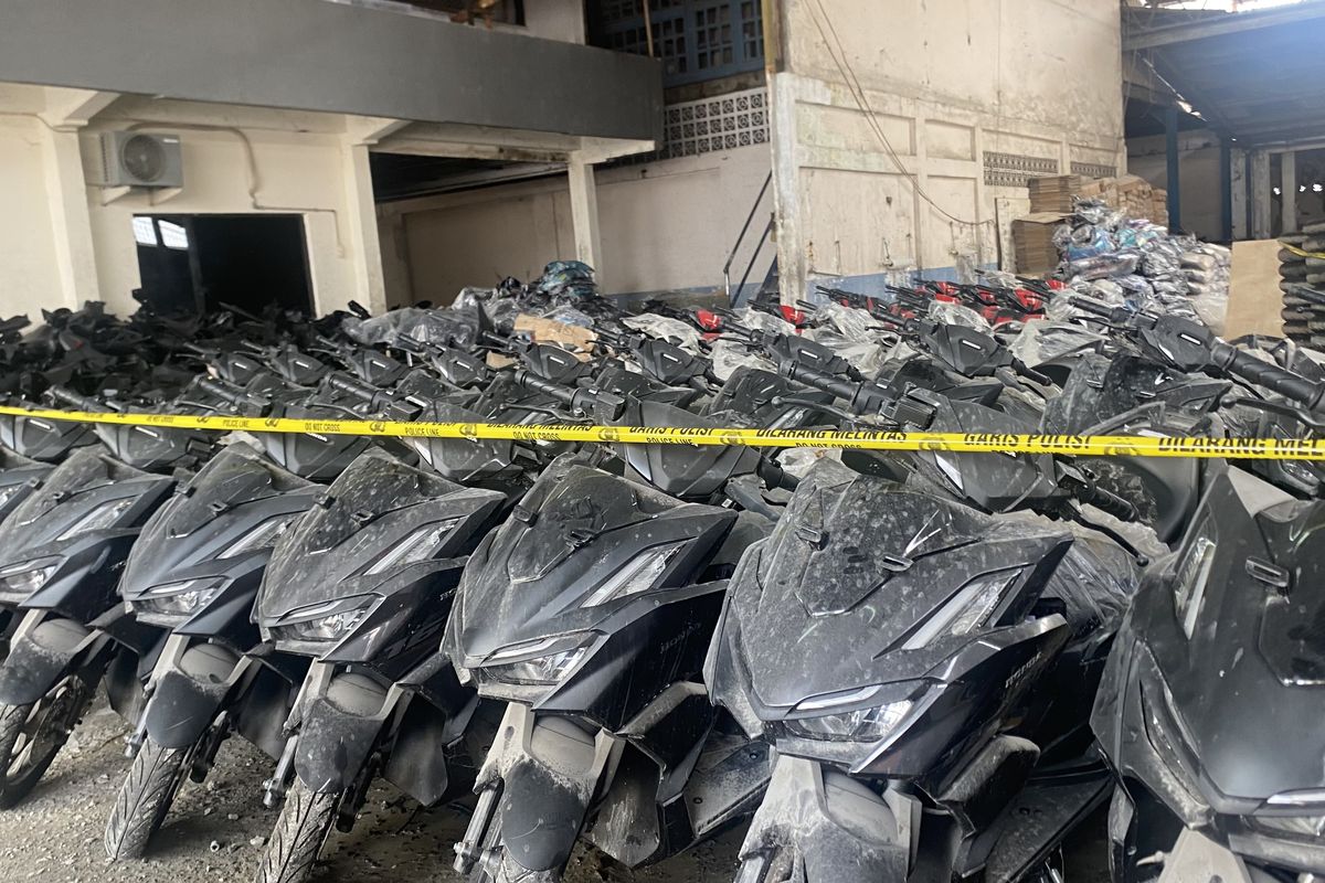 Rasa Penasaran Terjawab, Ternyata Polisi Simpan Barang Bukti Motor Curian Di Sini