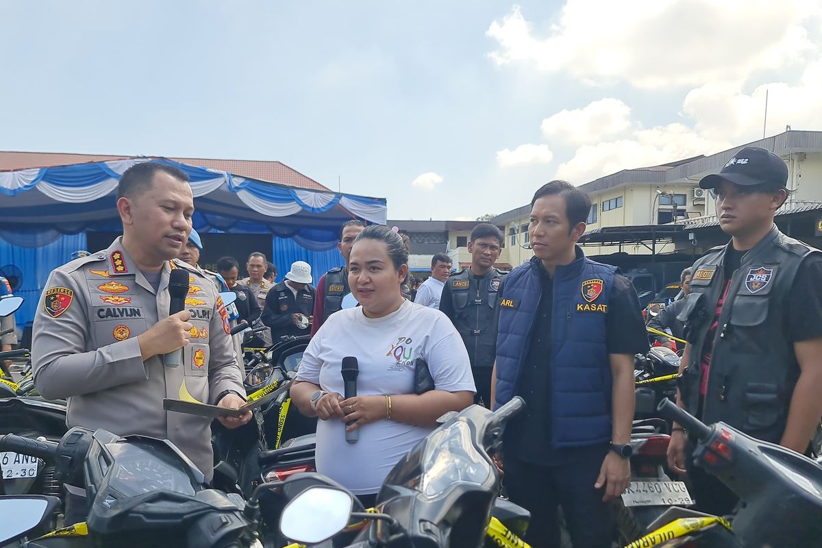Mbak Ita Kaget Bahagia Lihat TikTok, Buru-buru Datangi Polrestabes Medan Bawa BPKB Motor