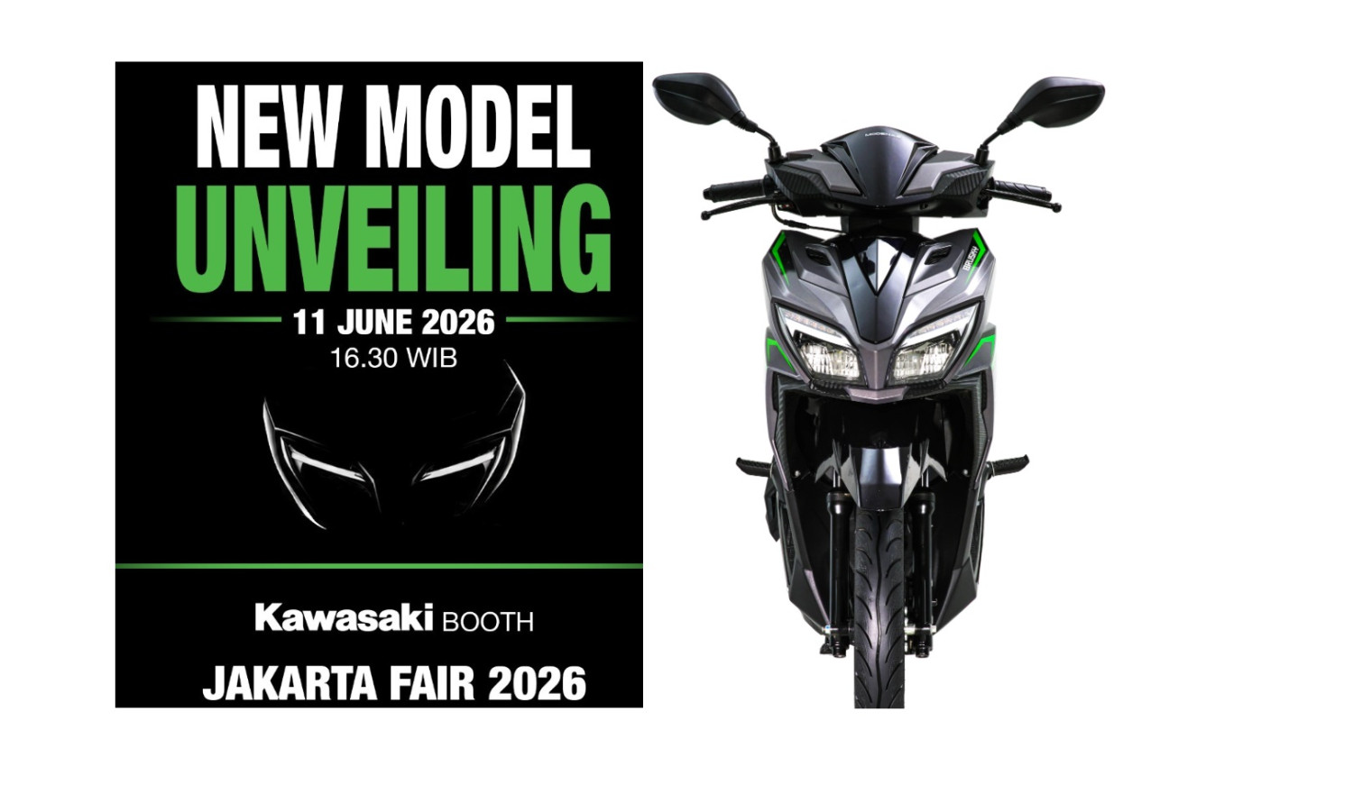 Dua Motor Baru Kawasaki Meluncur di Jakarta Fair Kemayoran 2026