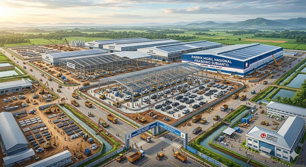 Lahan 60 Hektar di Subang Jadi Pabrik Mobil Nasional Prabowo, Setahun Produksi 50.000 Unit