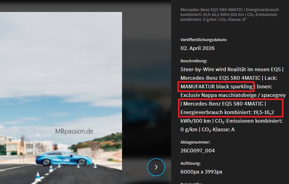Mercedes verrät erste Verbrauchswerte der EQS Modellpflege