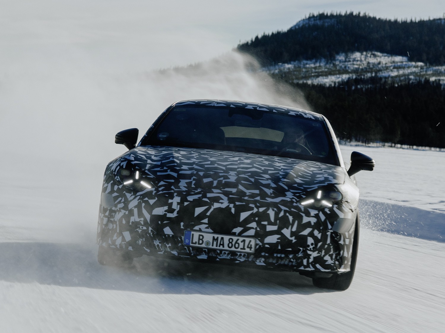 Finale Schwedenerprobung für das kommende Mercedes-AMG GT 4-Türer Coupé