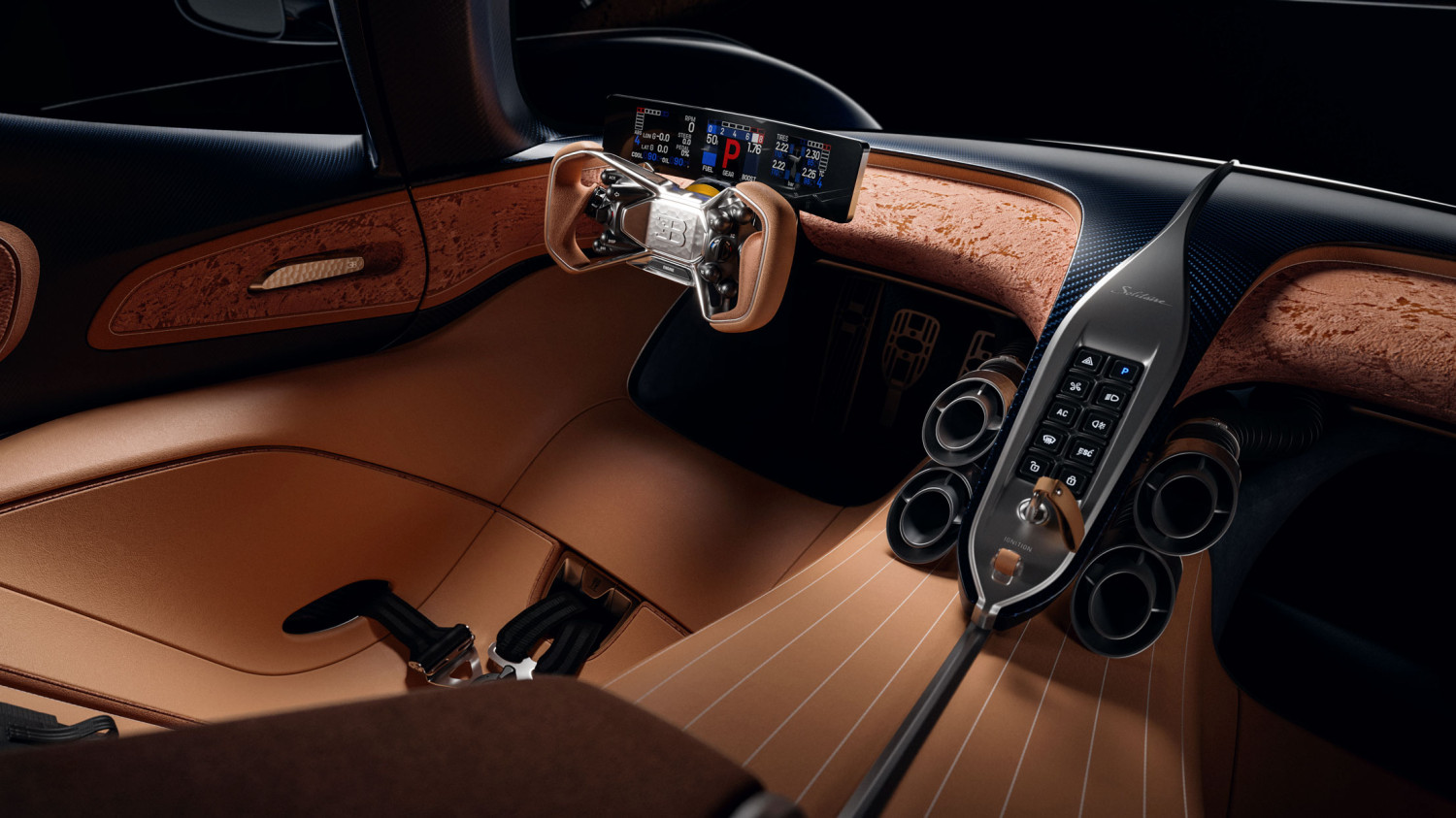 New Bugatti Destrier is a one-off Bollide with an even more radical design