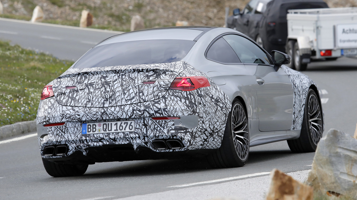 New Mercedes-AMG CLE 63 and its mighty V8 spotted for the first time
