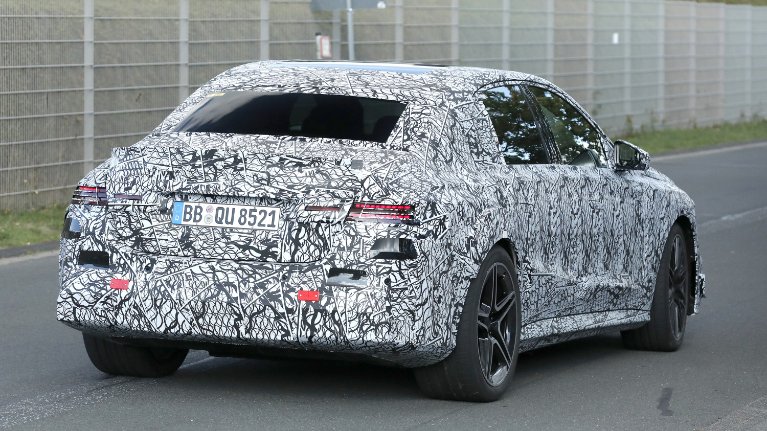 New Mercedes-AMG E-Class spotted as all-electric super saloon prepares for launch