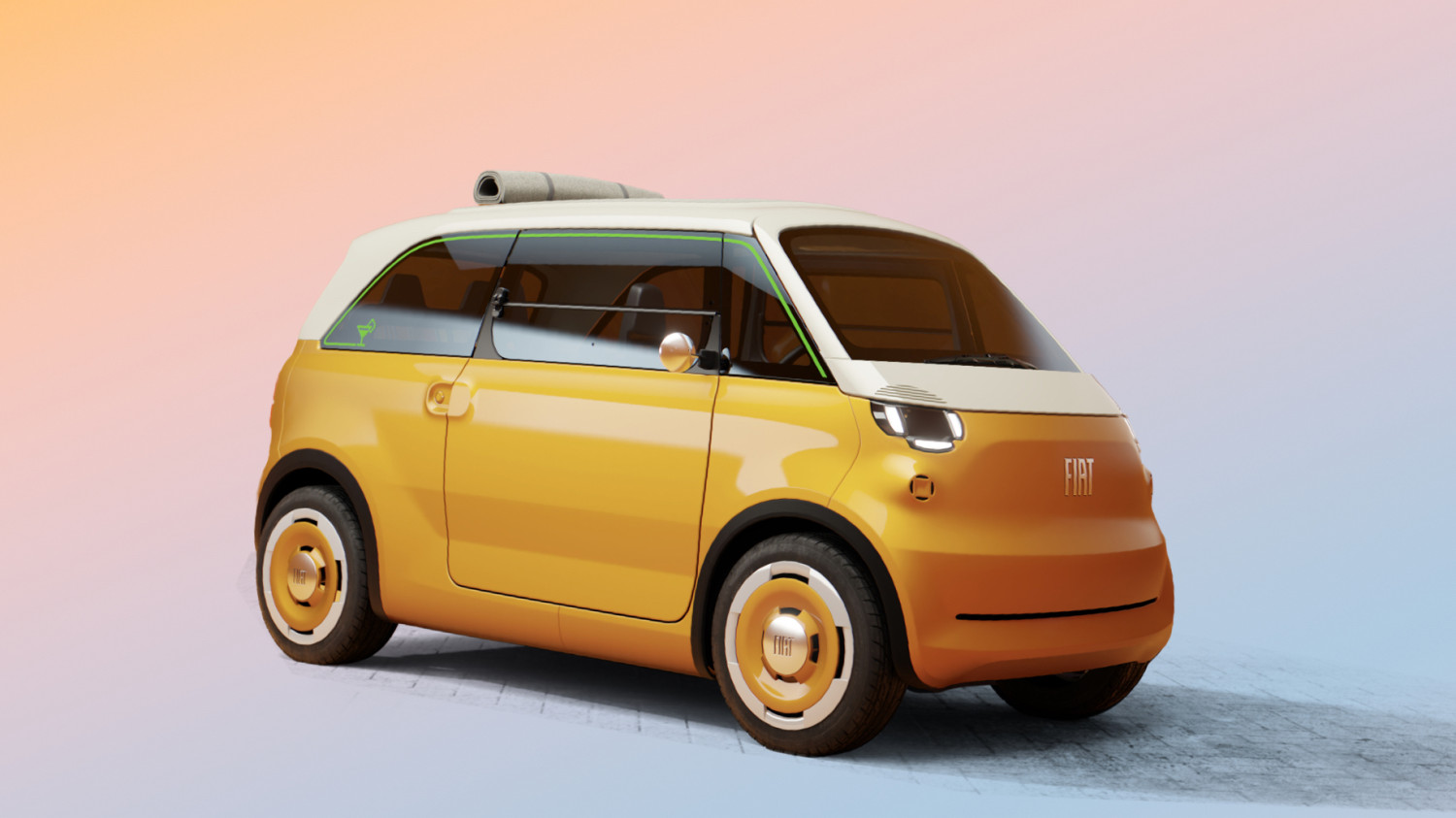 Fiat, New Fiat Multiplina is a tiny EV city car that pays tribute to the quirky original Multipla