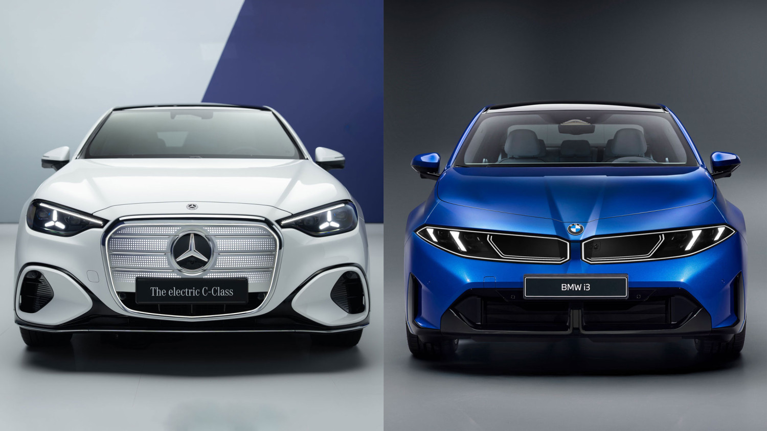 Mercedes, BMW, BMW i3, Mercedes C-Class Electric vs BMW i3: which new EV executive saloon does it best on paper?