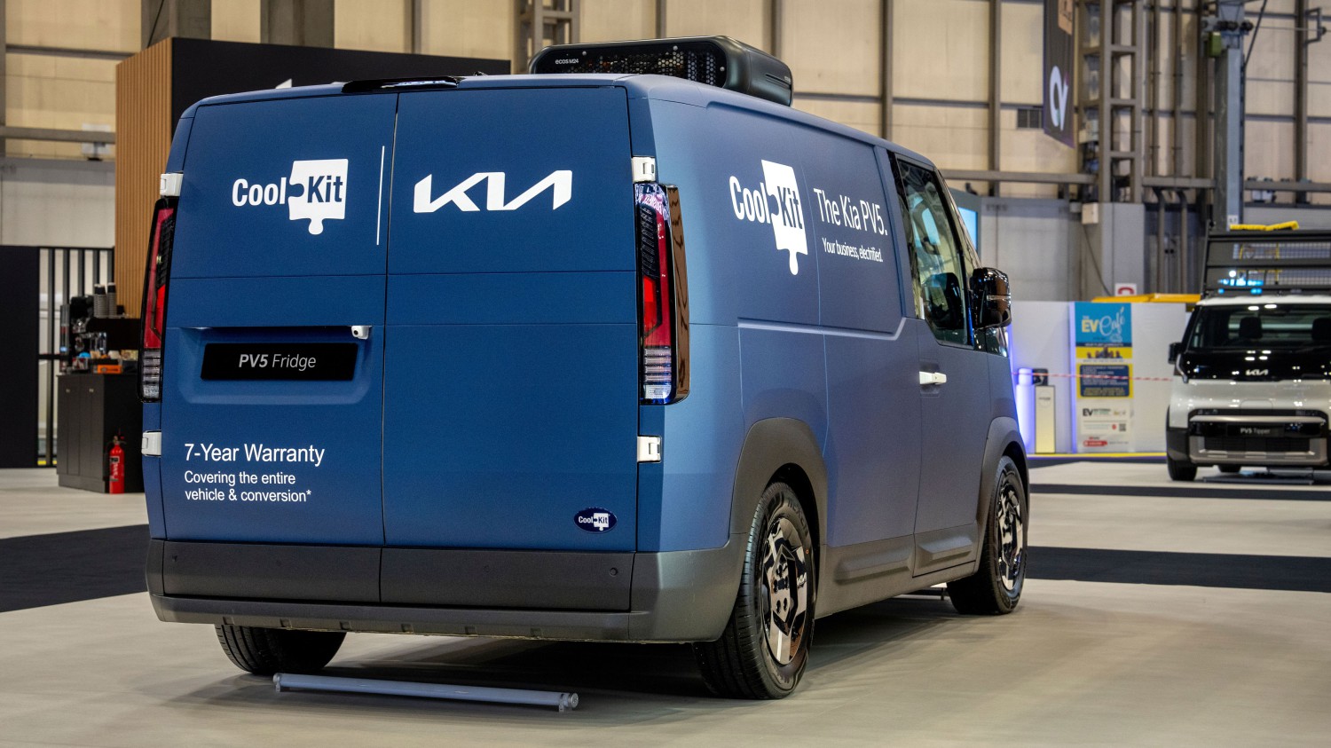 Kia PV5 gets bigger, bolder… and chillier