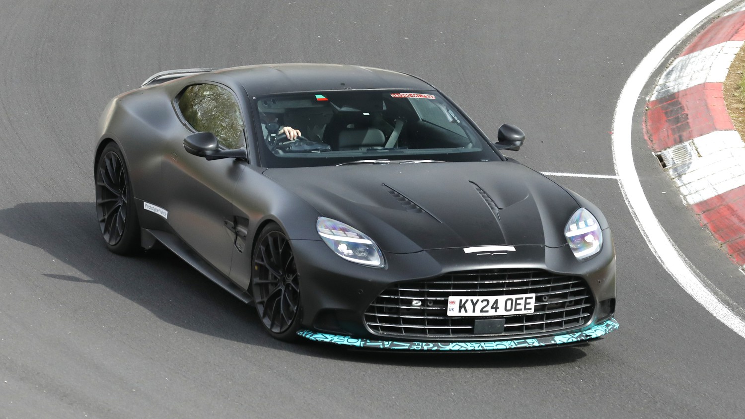 Watch out Ferrari! Hot new Aston Martin Vanquish S spotted testing