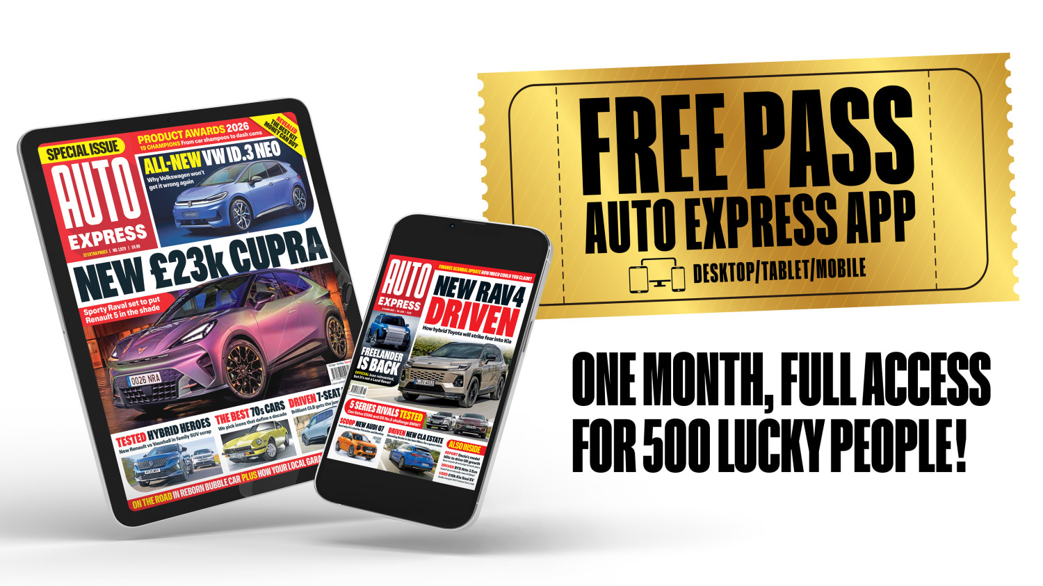 Giveaway: Claim your FREE pass to Auto Express