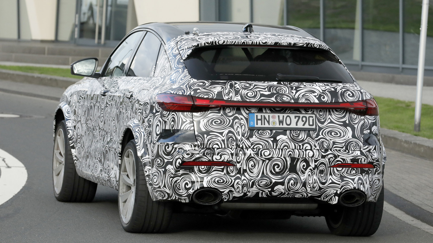 First-ever Audi RS Q5 spied with massive PHEV power and snarling style