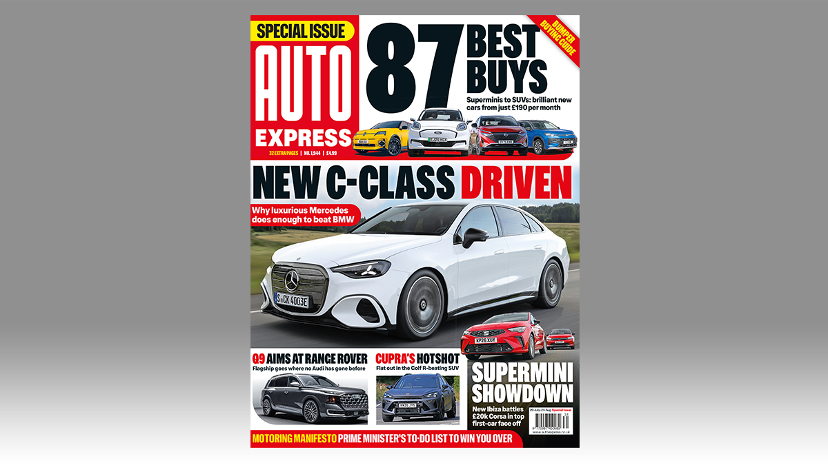 Mercedes, New all-electric Mercedes C-Class driven in this week’s special Auto Express