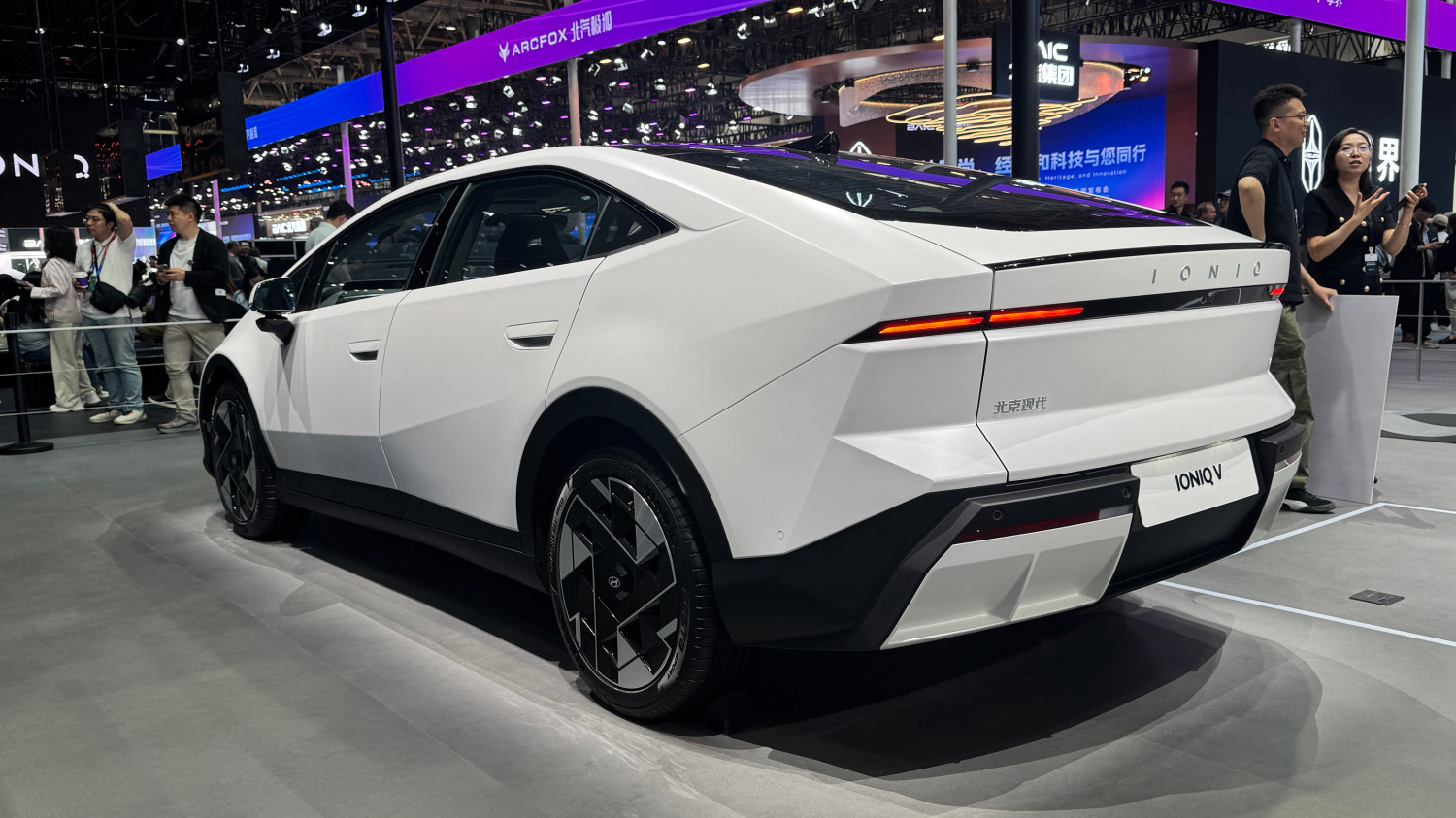 Dramatic Hyundai Ioniq V revealed with eye-catching arrow-shaped looks