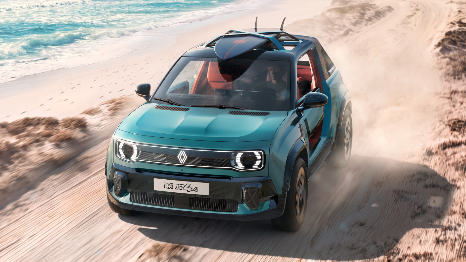 Renault 4 JP4x4 is a dual-motor beach buggy that's a surfer's dream