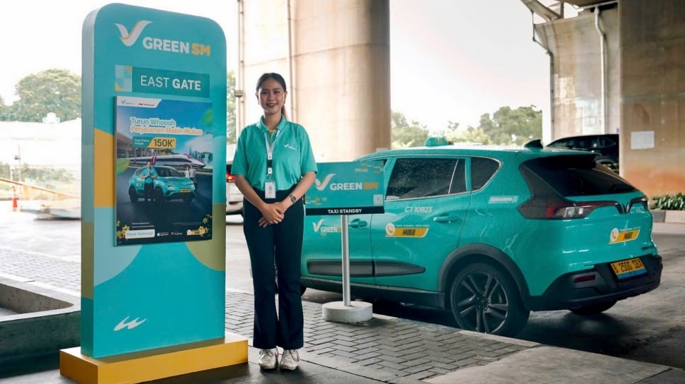 Green SM, Taksi Listrik Green SM Resmi Beroperasi di Stasiun KCIC Halim, Ada Promo Diskon 15%
