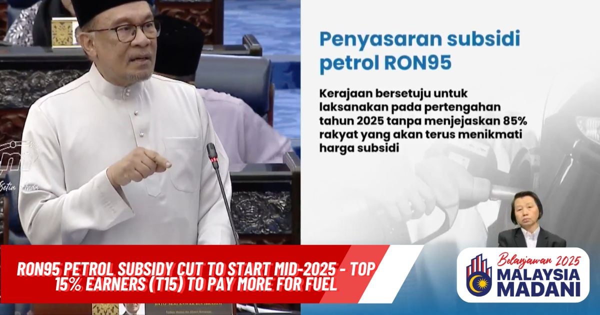 Gov’t will implement RON 95 subsidy rationalisation as planned, second half of 2025 roll-out – Amir Hamzah