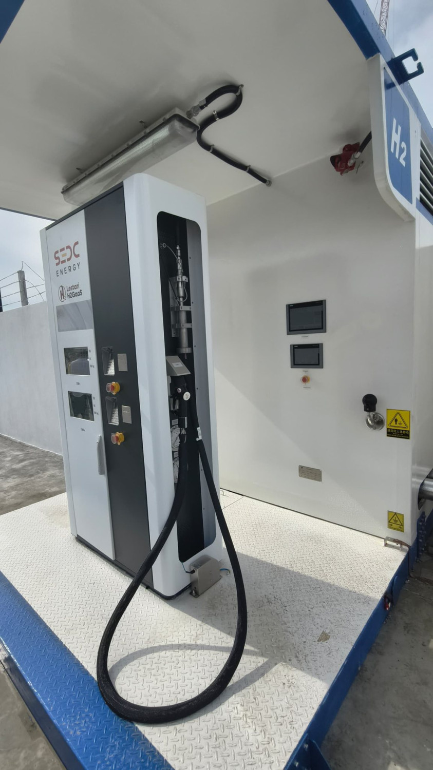 Hydrogen refuelling facility at Petros Multifuel Station in Batu Kawa, Sarawak undergoes testing