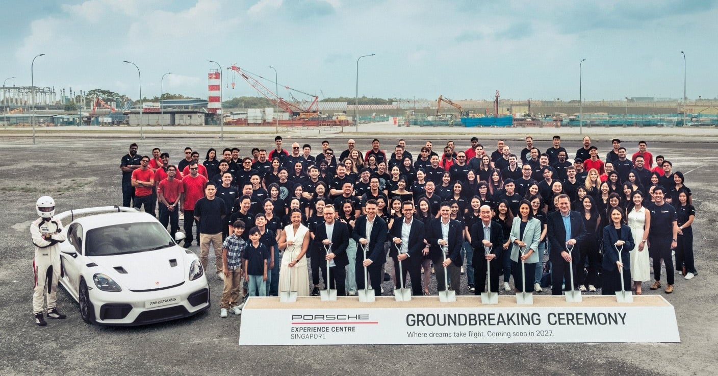 Porsche Experience Centre Singapore construction begins – first PEC in Southeast Asia; opens in 2027