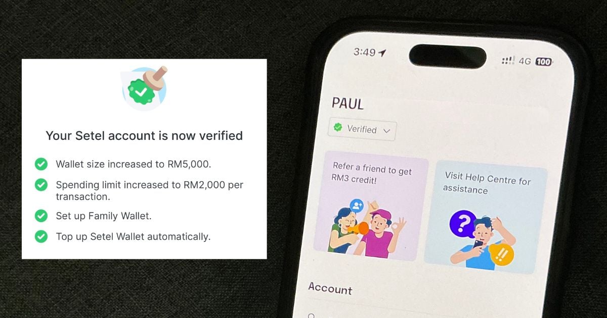 Setel confirms app can be used for RM1.99 RON95 subsidised price – must be verified Setel account