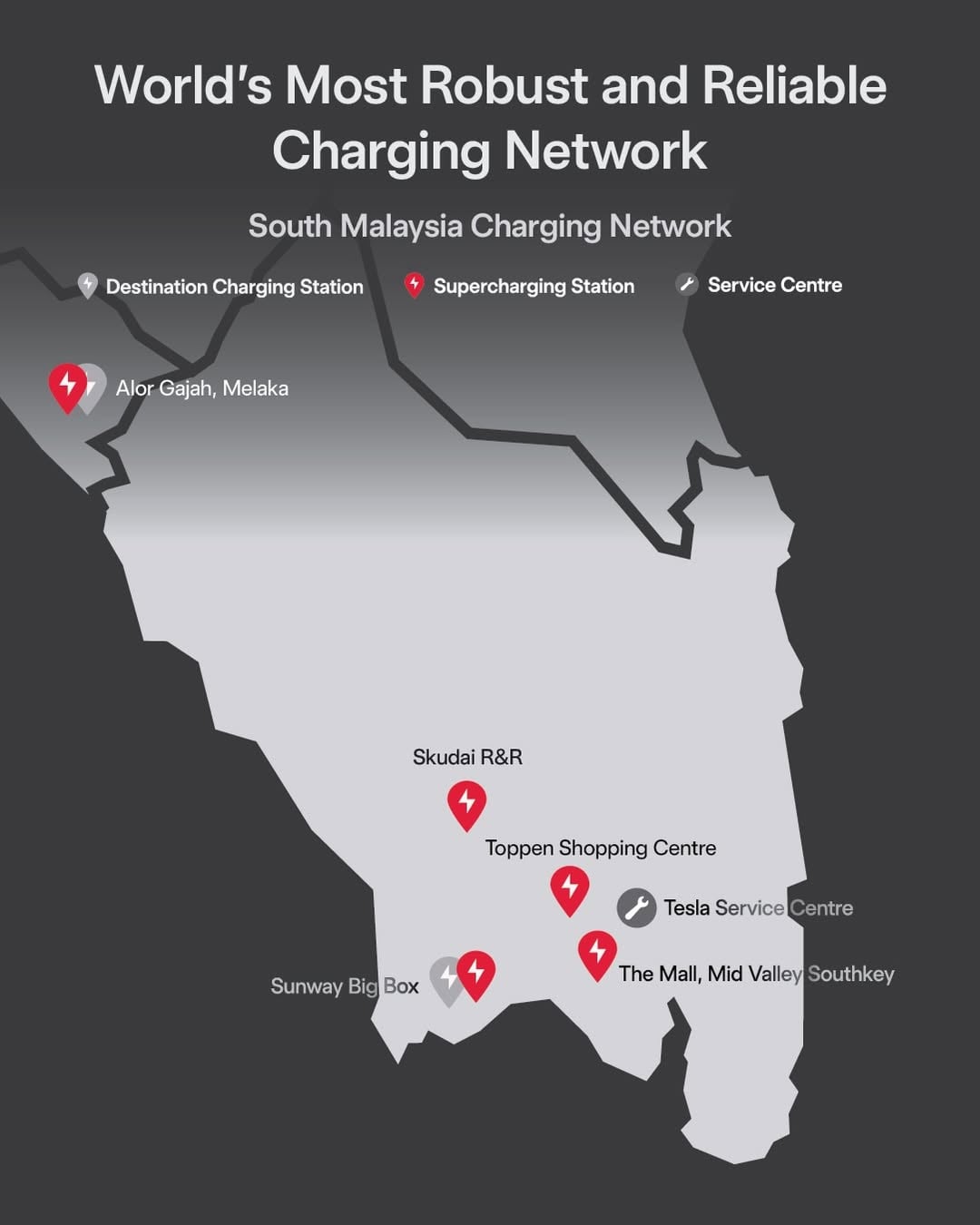 Tesla Model 3 LR AWD discontinued in Malaysia, new Mid Valley Southkey Supercharger FOC this weekend