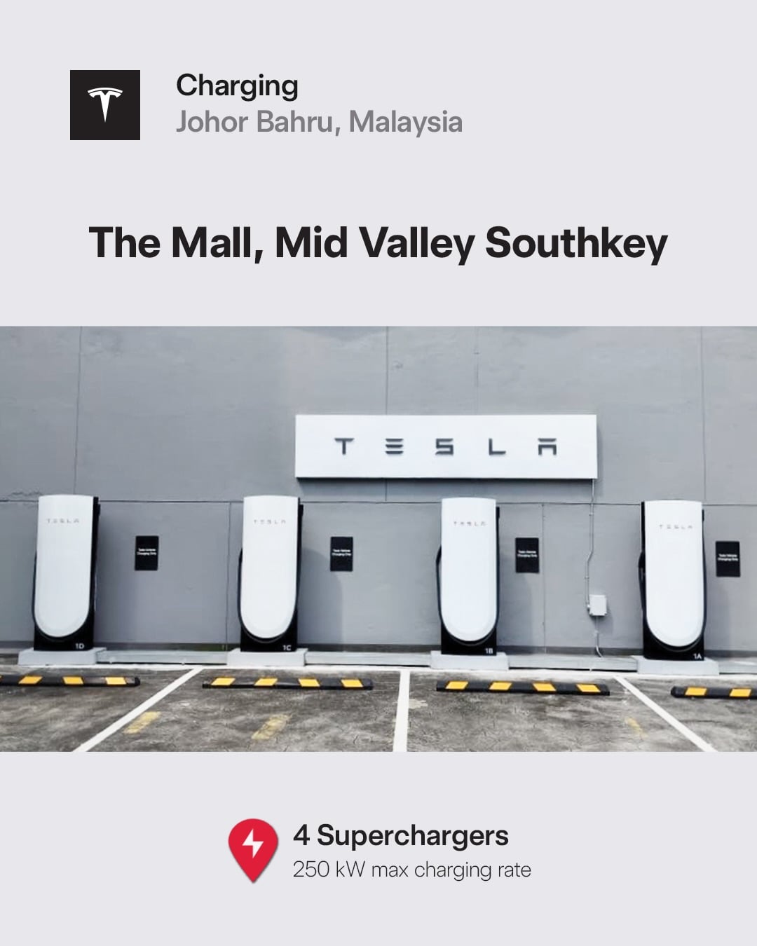 Tesla Model 3 LR AWD discontinued in Malaysia, new Mid Valley Southkey Supercharger FOC this weekend
