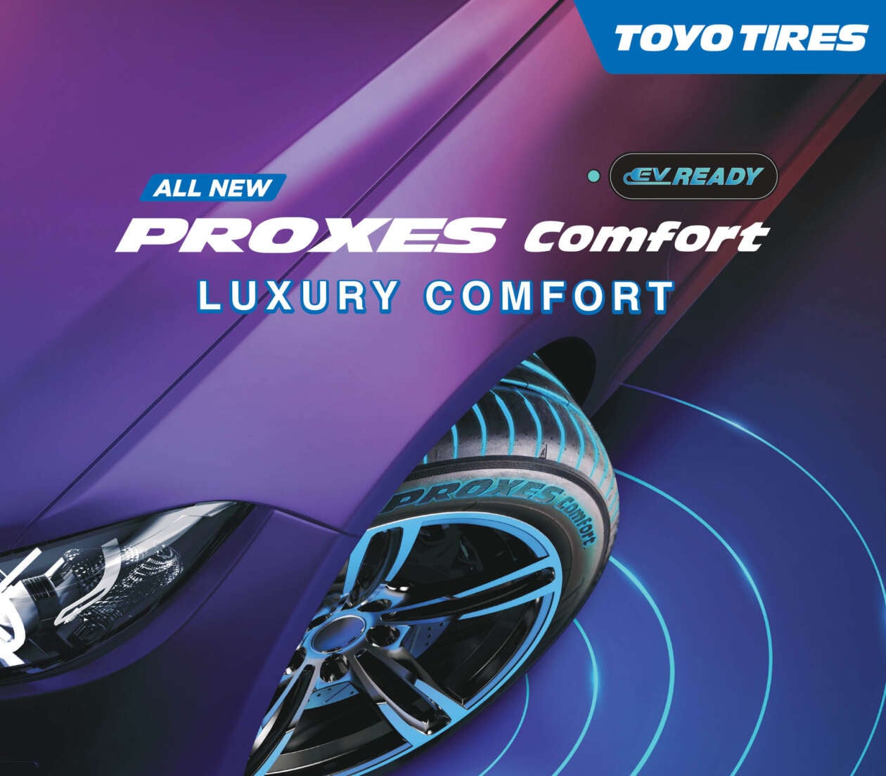 Toyo Proxes Comfort launched in Malaysia – EV-ready tyre; improved braking distance; 16-19 inch sizes