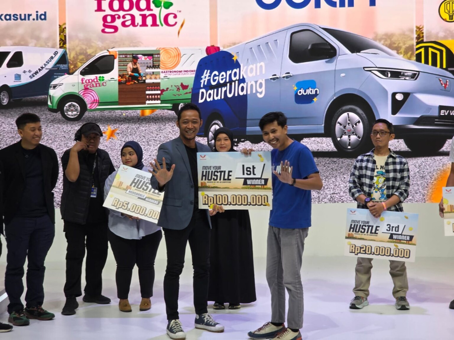 Wuling, Wuling Umumkan Pemenang Kompetisi “Move Your Hustle” Bersama Mitra EV di GIIAS 2025